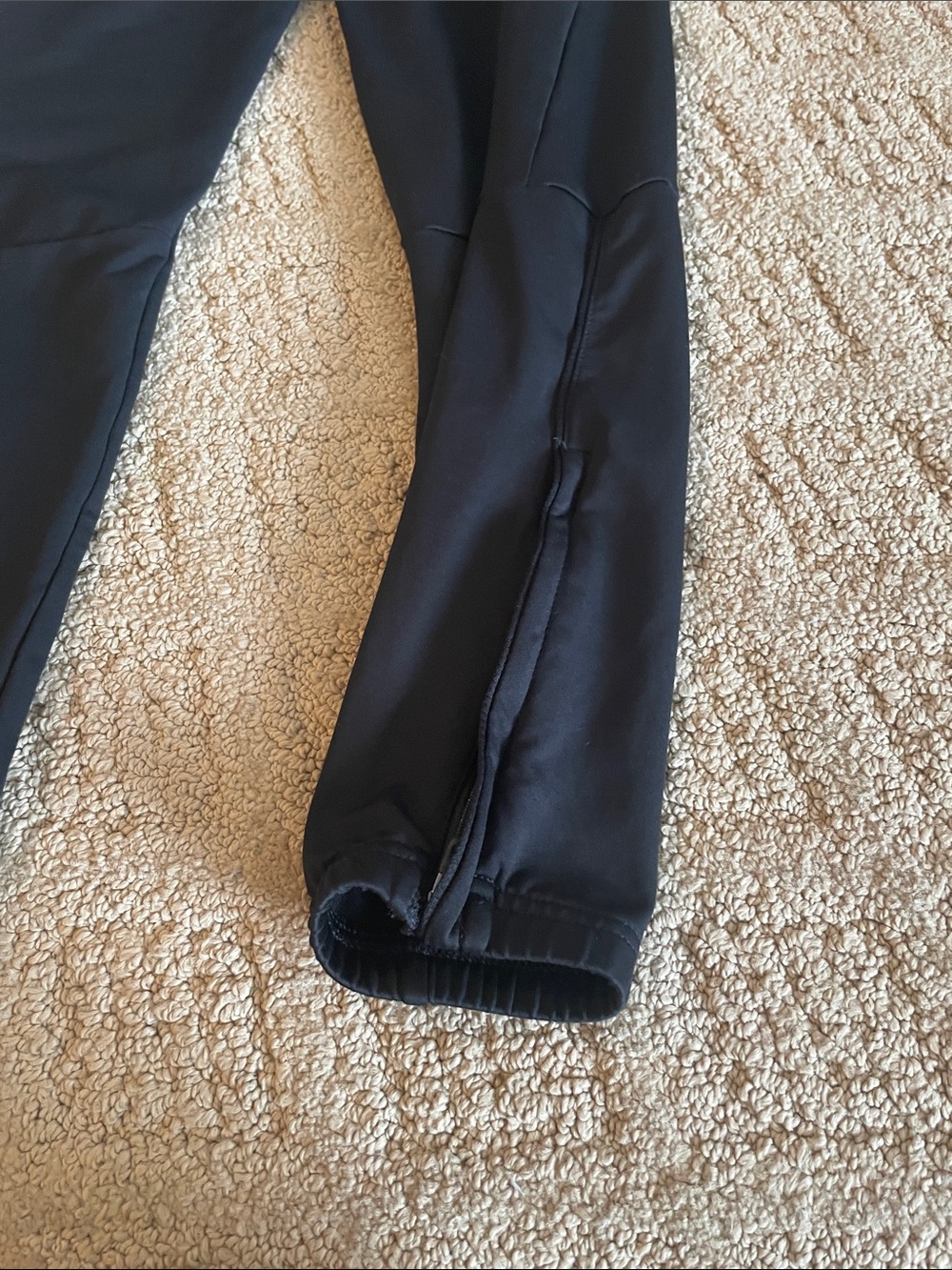 Nike Black Track Pants with White Swoosh - Picture 3 of 9